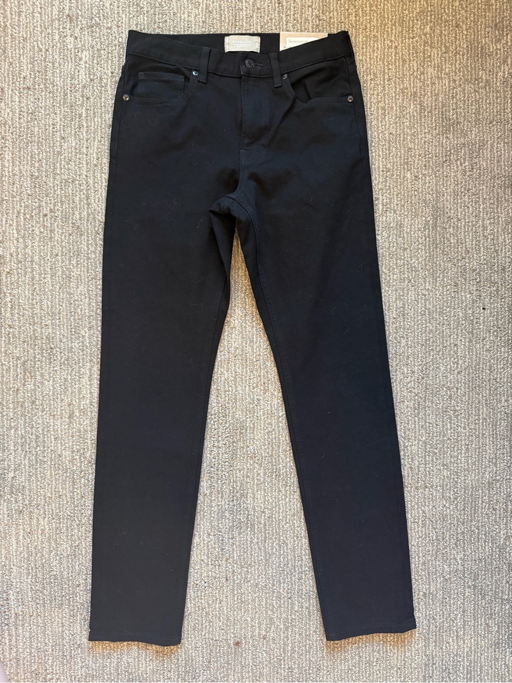 Everlane The Slim 4-Way Stretch Jean Men’s 30x32 Black Organic Cotton NWT